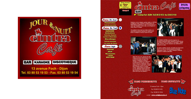 cintra cafe site internet