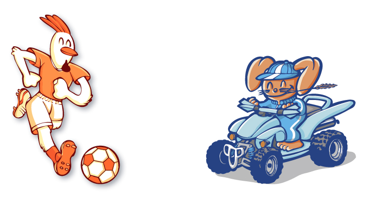 Créations graphiques 5 creation mascottes 01